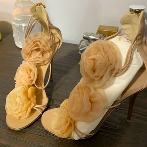 Used, Giuseppe Zanotti flower sandal w/dust bag